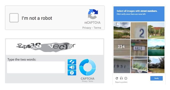 CAPTCHA:  ✅I’m not a robot!